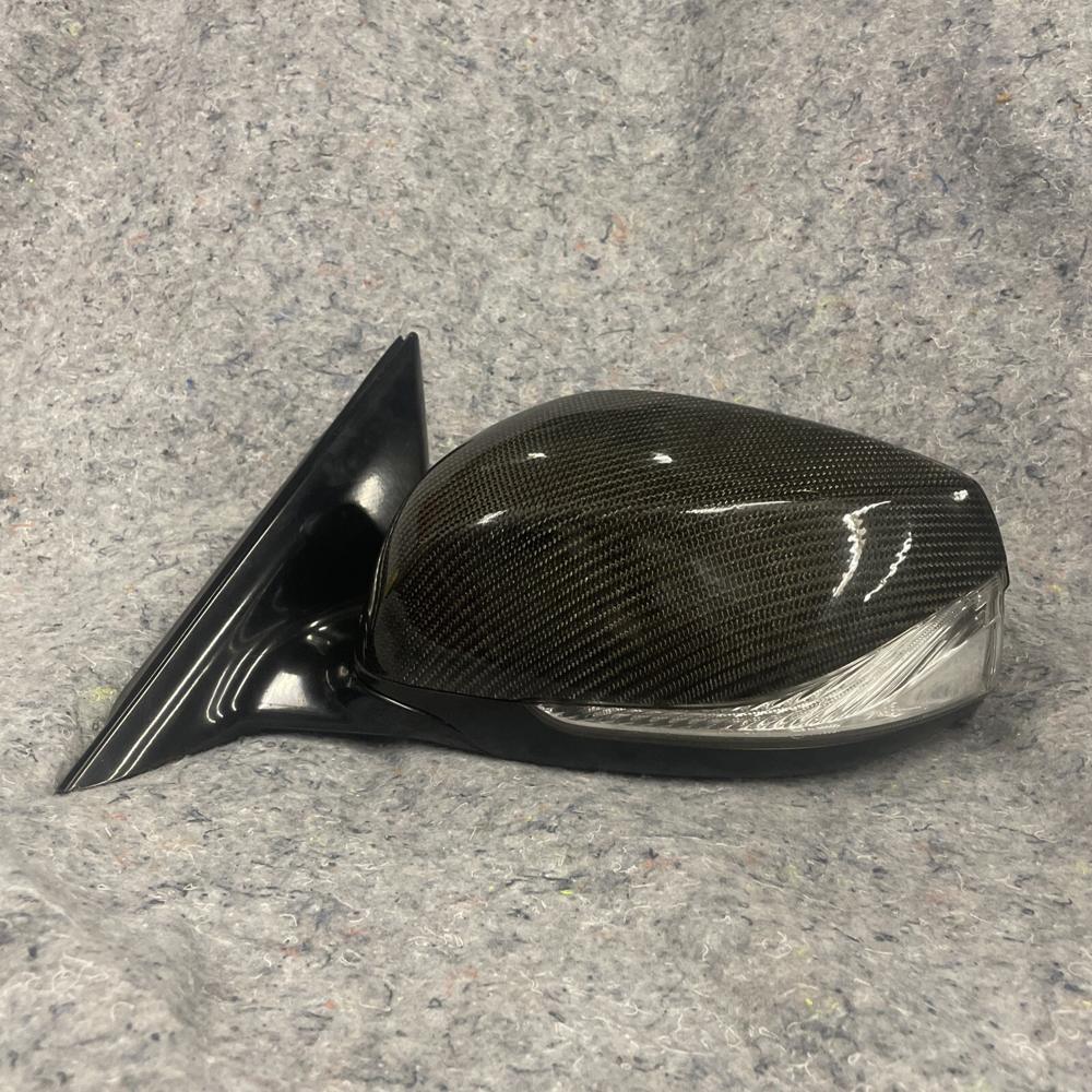 For Infiniti Q50 Q60 2014+ Dry Carbon Fiber Left Side Mirror 038068 – photo 1