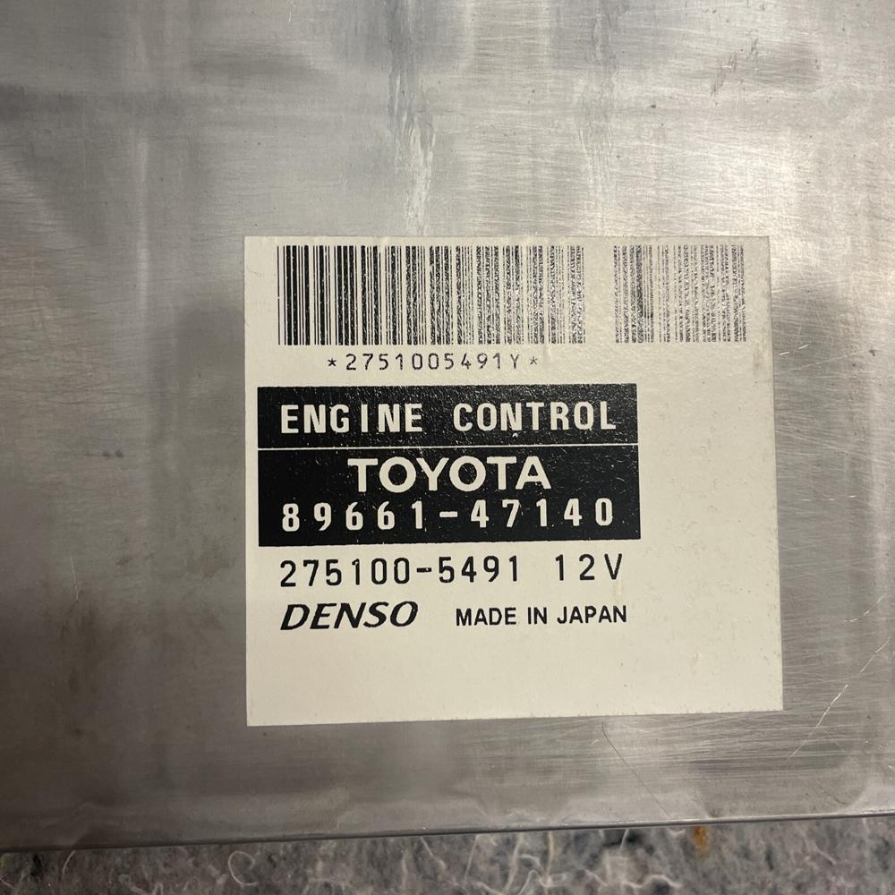 2008 - 2009 Toyota Prius 1.5L At Engine Computer OEM 89661-47140 275100-5491 – photo 2