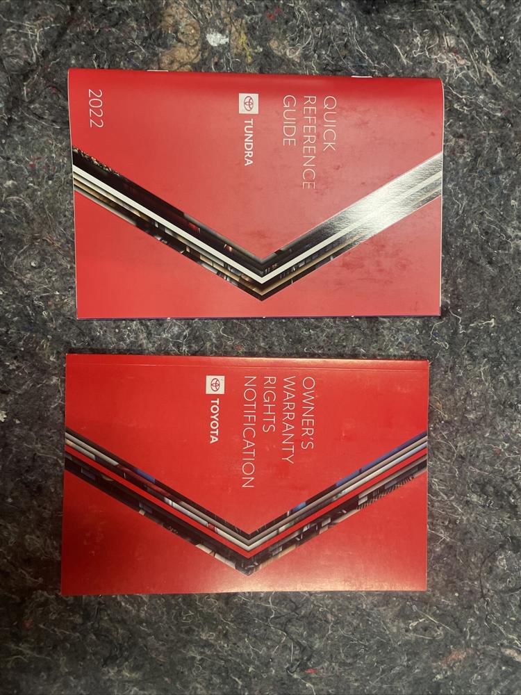 2022 Toyota Tundra Owners Manual User Guide - Complete Set + Navigation – photo 3