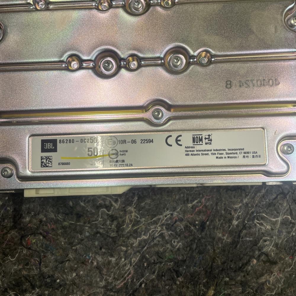 2022-2024 Toyota Tundra Receiver and Jbl Amplifier Module 86280-0C250 – photo 3