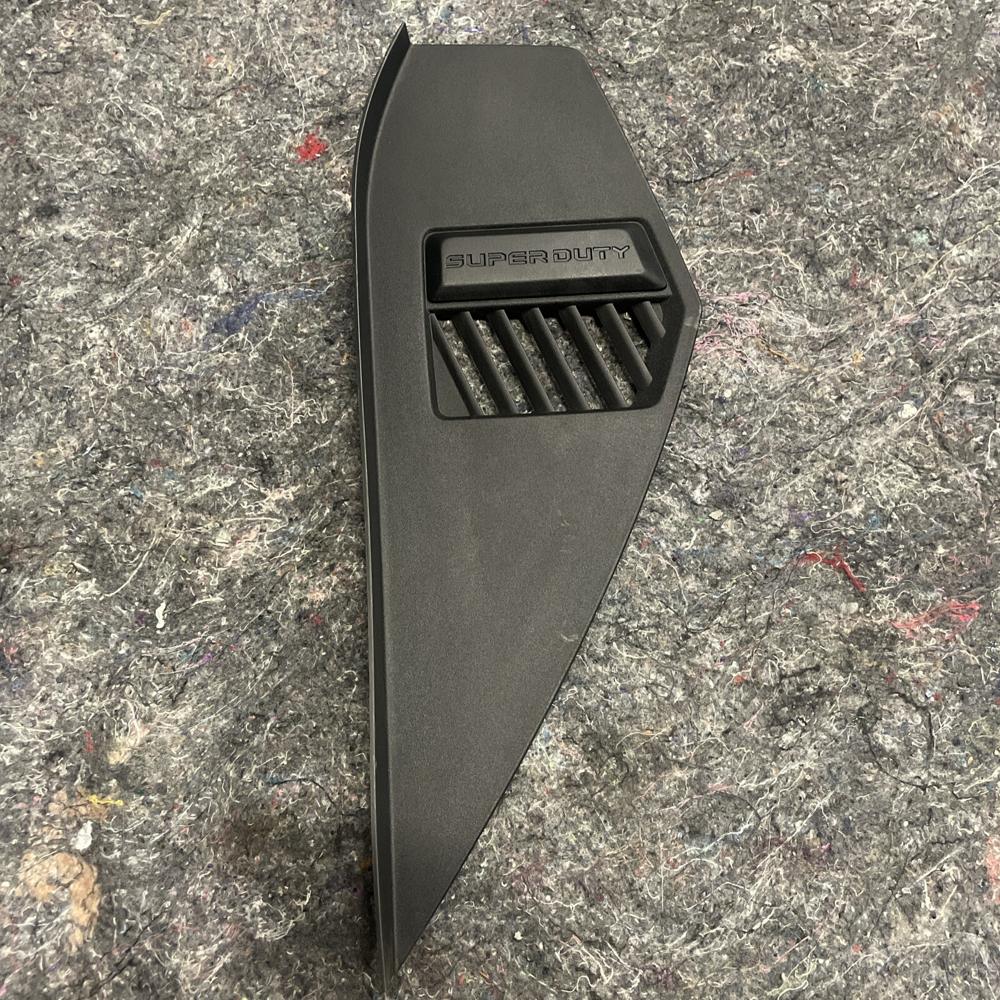 17 18 19 20 Ford F-250 F-350 Left Driver Dash Trim End Cover Vent Cap Black – photo 1