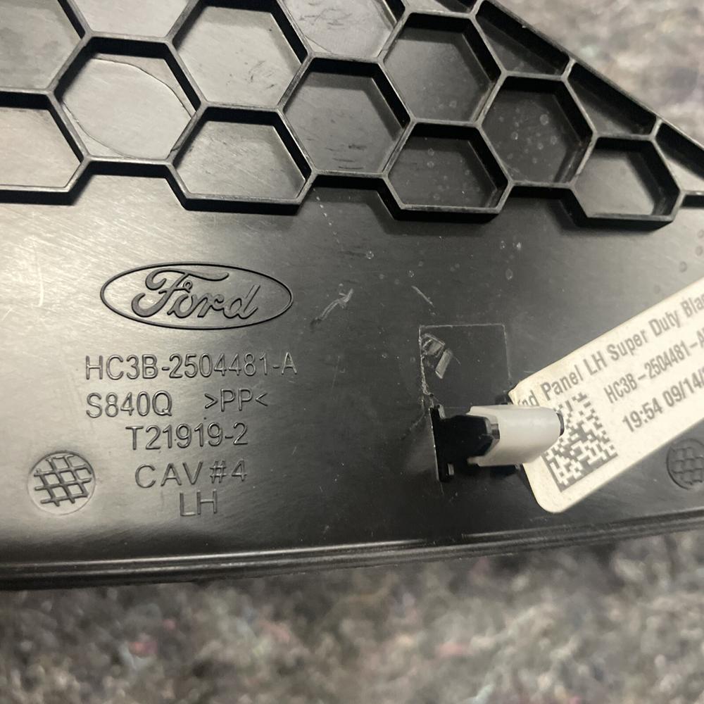 17 18 19 20 Ford F-250 F-350 Left Driver Dash Trim End Cover Vent Cap Black – photo 4