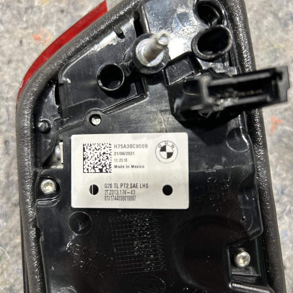 2019-2022 BMW G20 330I M3 M340I Left Driver LH Side Inner Tail Light OEM – photo 4