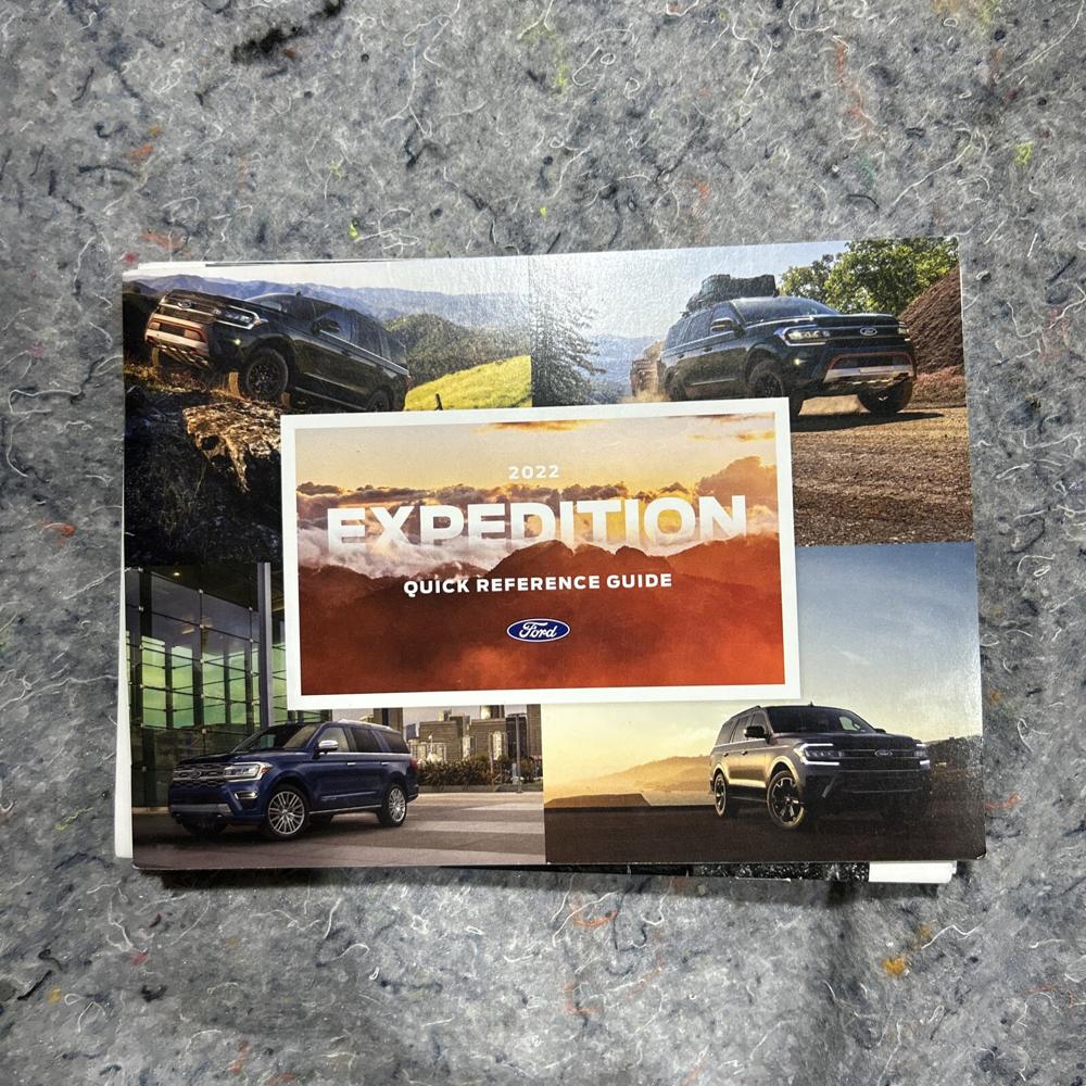 2021 Expedition Owners Manual OEM – photo 1