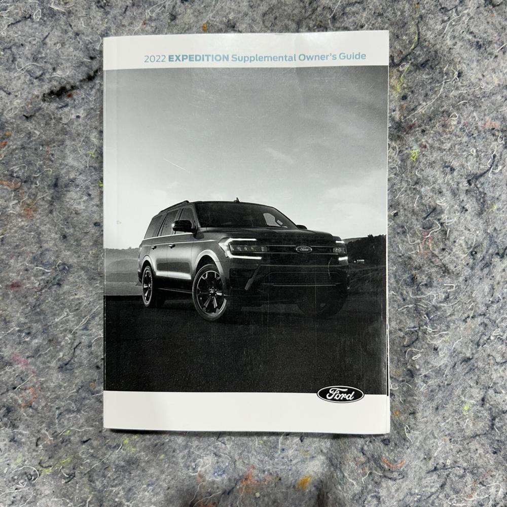 2021 Expedition Owners Manual OEM – photo 3
