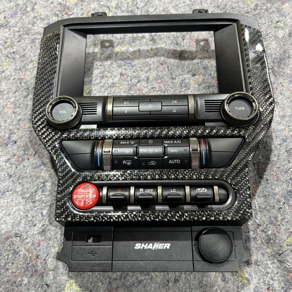 Ford Mustang GT Radio Audio Temperature HVAC Climate Control Carbon Fiber – photo 1