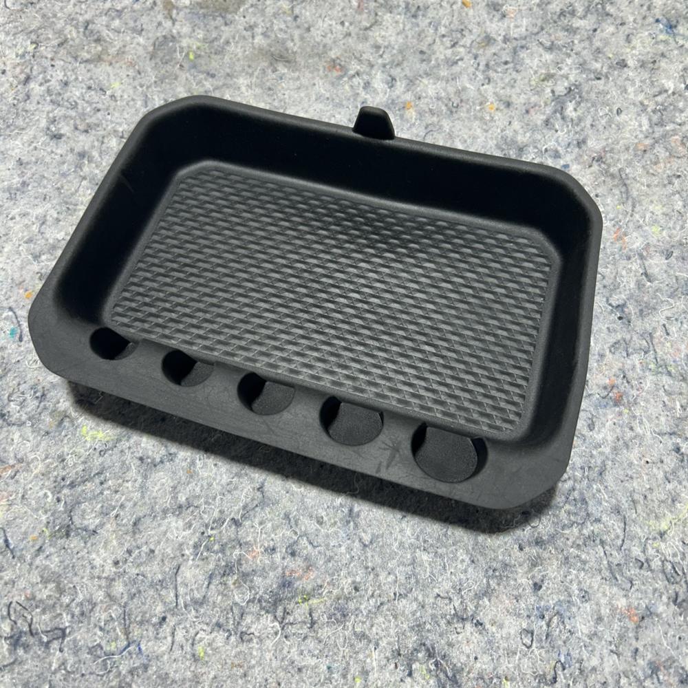 2019-2025 RAM 1500 Quad Front Center Console Lower Storage Bin Insert Mat OEM – photo 1