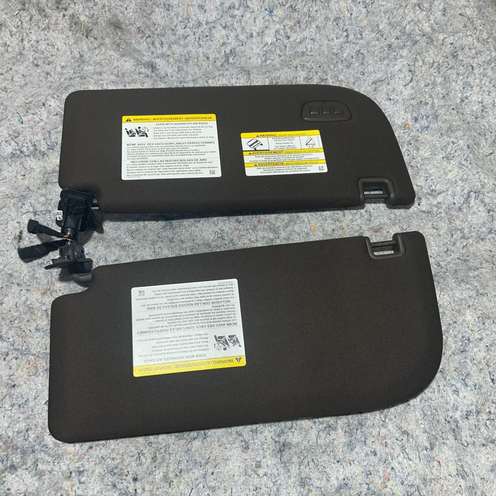 21-24 F150 Java Brown Overhead Roof Pair LH RH Sunvisor Sun Visor Shade – photo 4