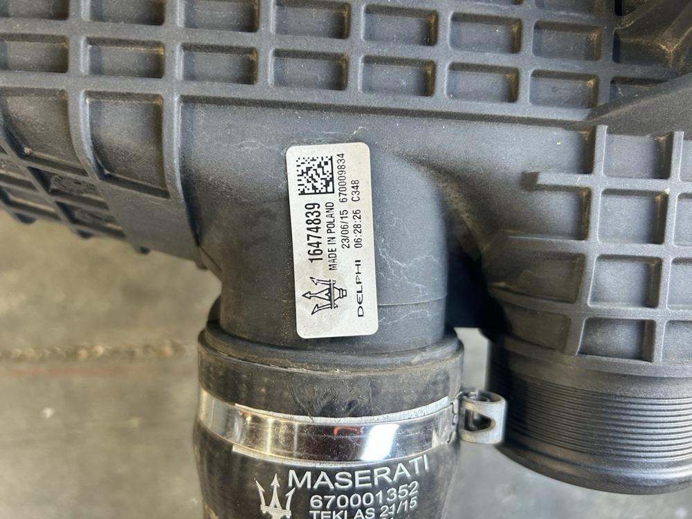 Left Side Turbo Intercooler Radiator Assembly OEM 44K 14-17 Maserati Ghibli Q4 – photo 3