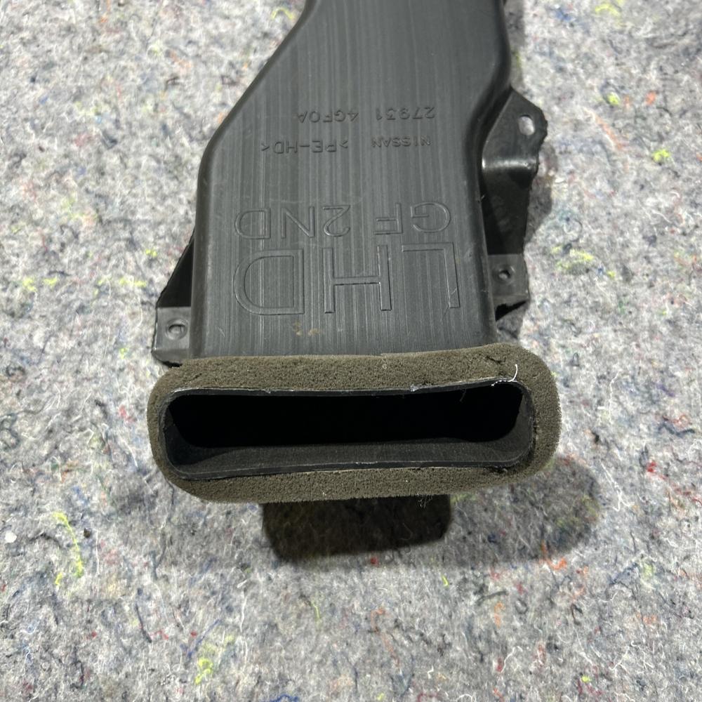 2017 Infiniti Q50 Red Sport Rear Instrument Air Duct Panel OEM 27931 4GF0A – photo 2