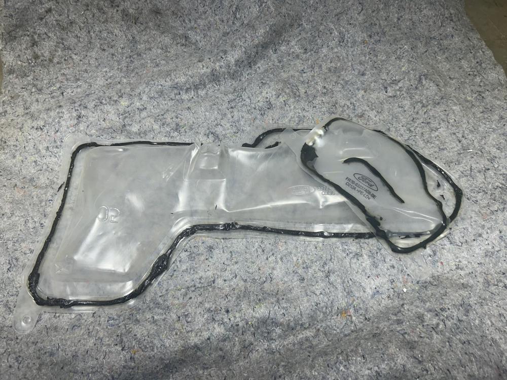 Both OEM Ford Mustang 2015-23 Driver Door Panel Water Shield Deflectors Pair – photo 1