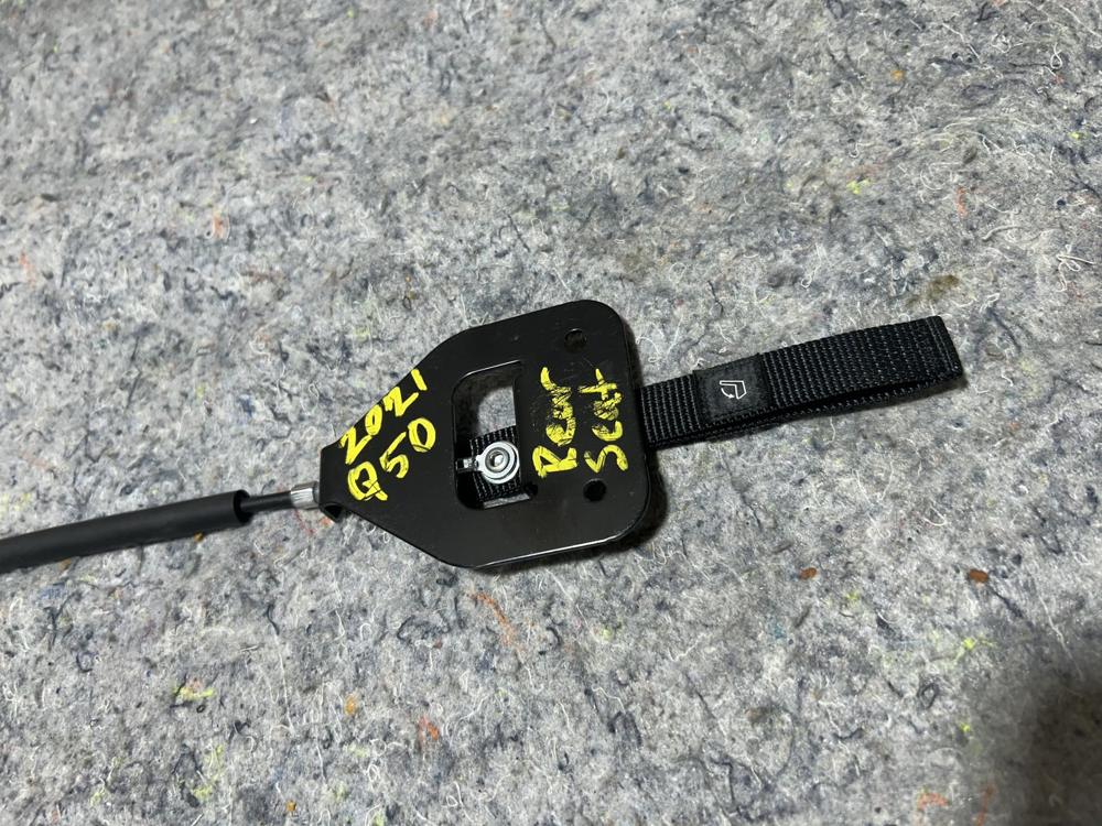 14-22 Infiniti Q50 Rear Left LH Side Seat Latch Lock Release Cable Pull OEM – photo 3