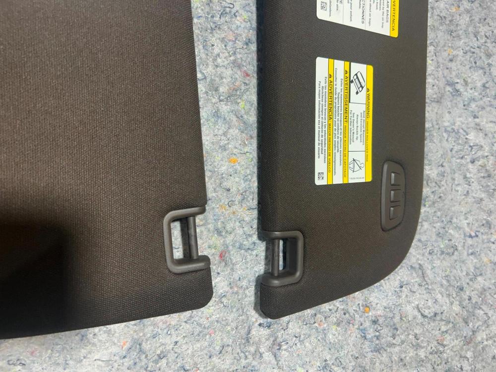 21-24 F150 Java Brown Overhead Roof Pair LH RH Sunvisor Sun Visor Shade OEM Pair – photo 3