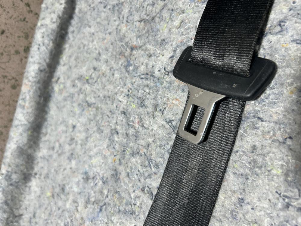 2006-2013 Bentley Continental Flying Spur Rear Center Middle Seat Belt Black OEM – photo 4