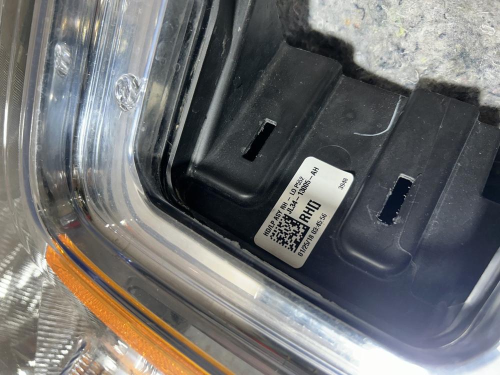 2018-2020 Ford F150 Chrome Halogen Right Side Headlight OEM JL34-13005-AH – photo 3