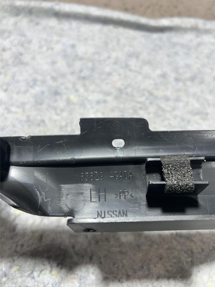 2014-2024 Infiniti Q50 Front Left Fender Drip Hood Hinge Cover OEM 638294GA0A – photo 2