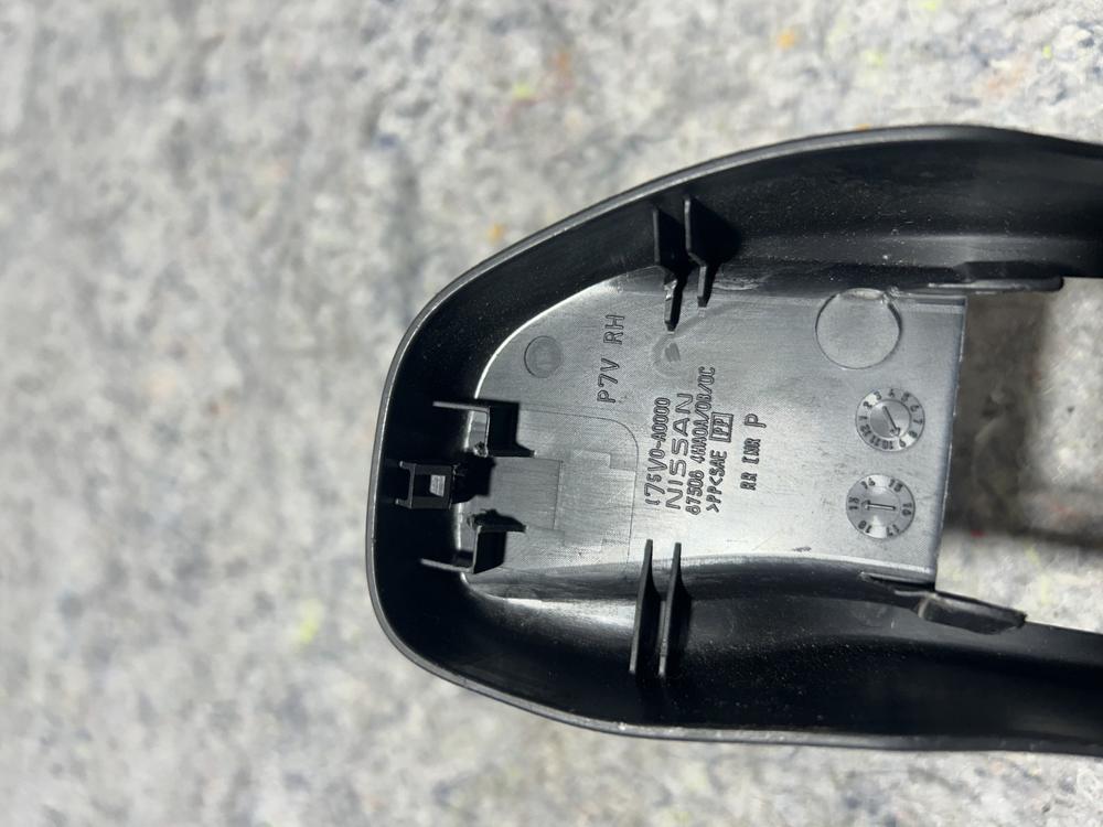 14-23 Infiniti Q50 Q60 Front Right Seat Track End Rearward Inner Cover Cap OEM – photo 3