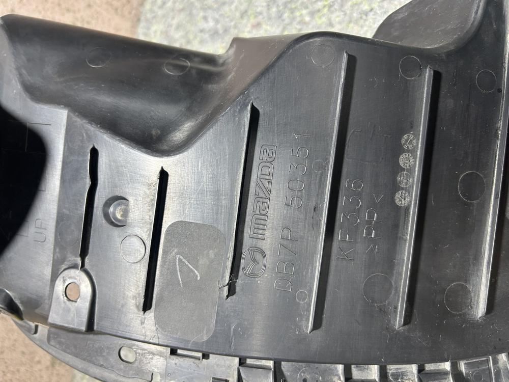 2018 Mazda 3 Toyota Yaris Left Side Rear Bumper Splash Shield DB7P-50351 OEM – photo 4