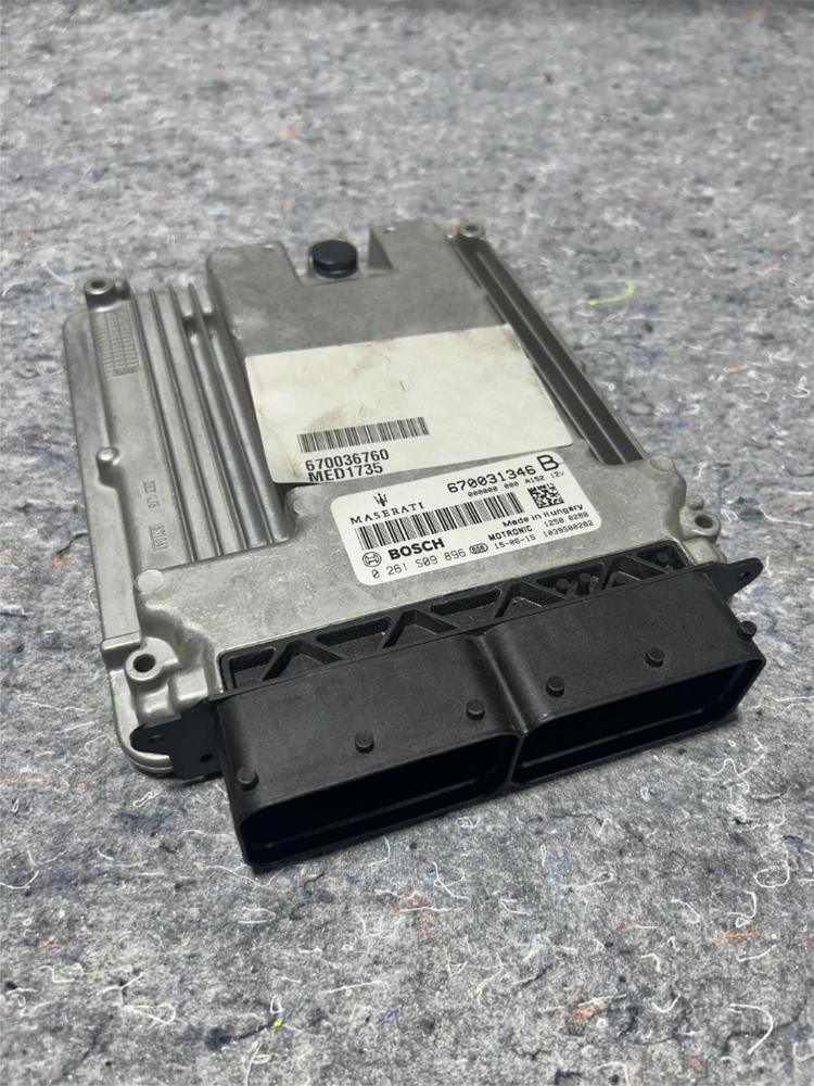 14-17 Maserati Ghibli S ECU ECM Engine Computer Control Module 670031346 OEM – photo 1