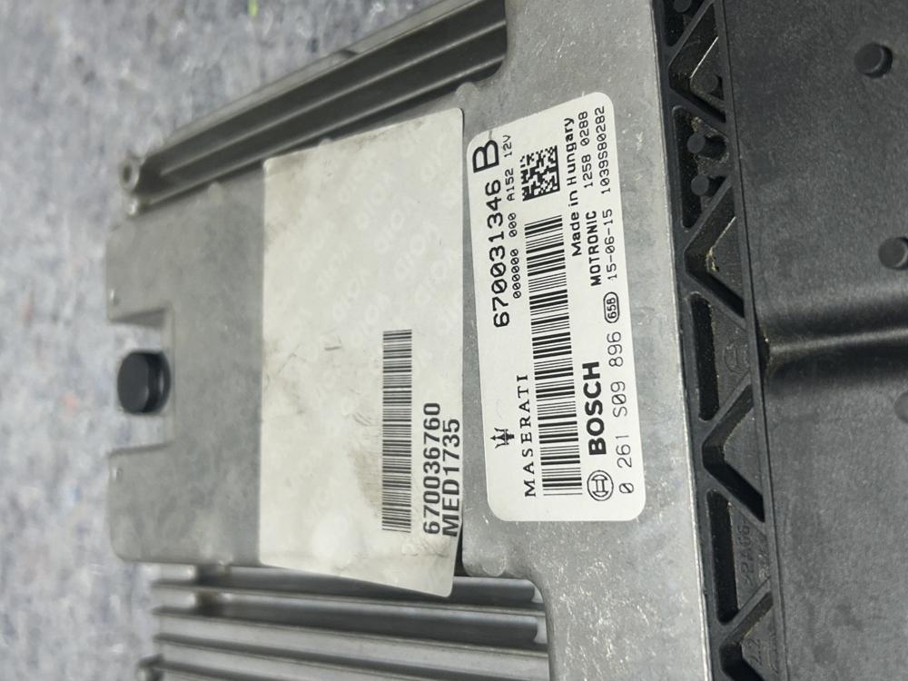 14-17 Maserati Ghibli S ECU ECM Engine Computer Control Module 670031346 OEM – photo 4