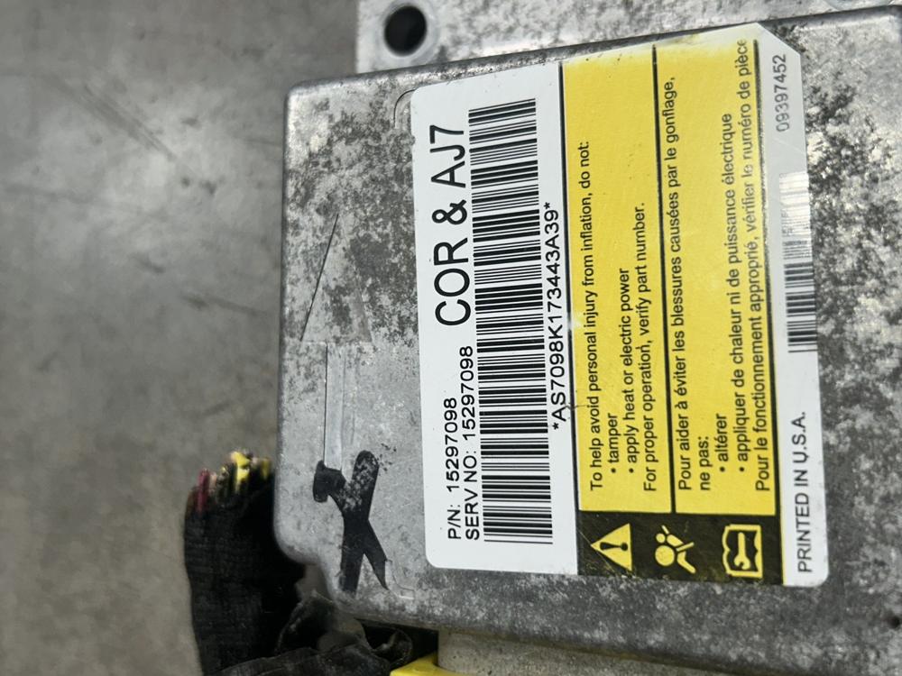 2007-11 C6 Corvette SRS Control Module 15297098 OEM – photo 2