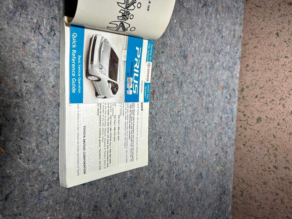 2006 Toyota Prius Owners Manual – photo 4
