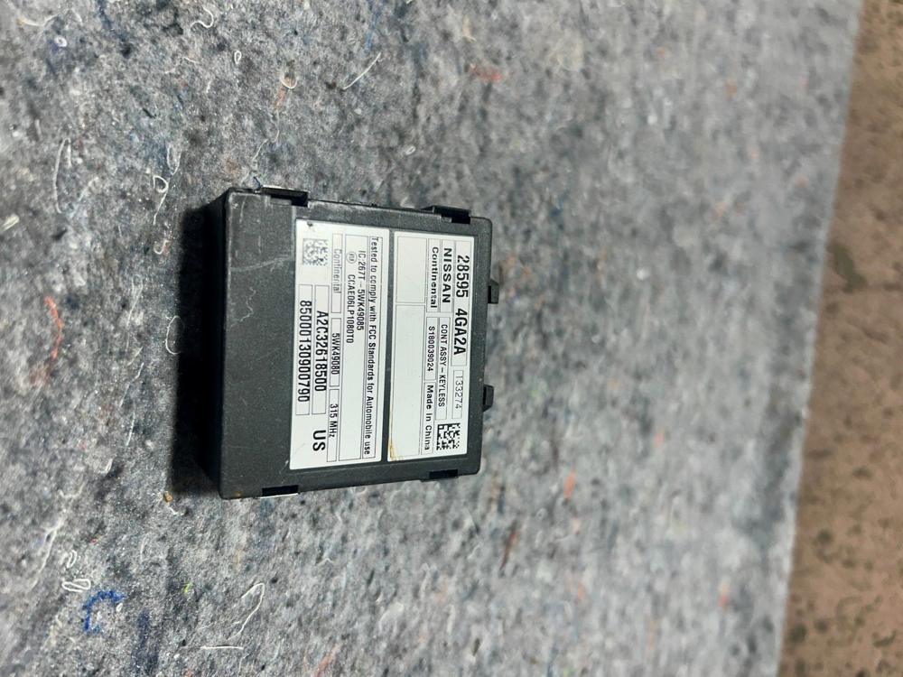2014-2015 Infiniti Q50 Hybrid Anti Theft Keyless Entry Control Module 3.5L OEM – photo 3