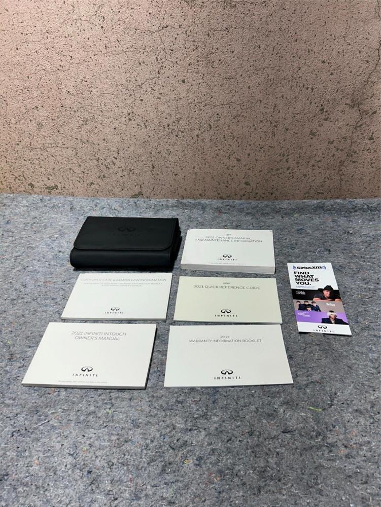 2021 Infiniti Q50 Owners Manual with Case and Navigation OEM – photo 1