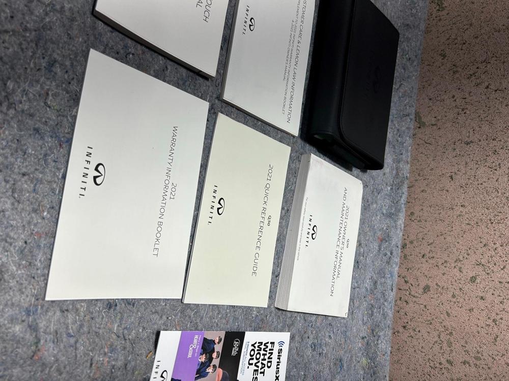 2021 Infiniti Q50 Owners Manual with Case and Navigation OEM – photo 2