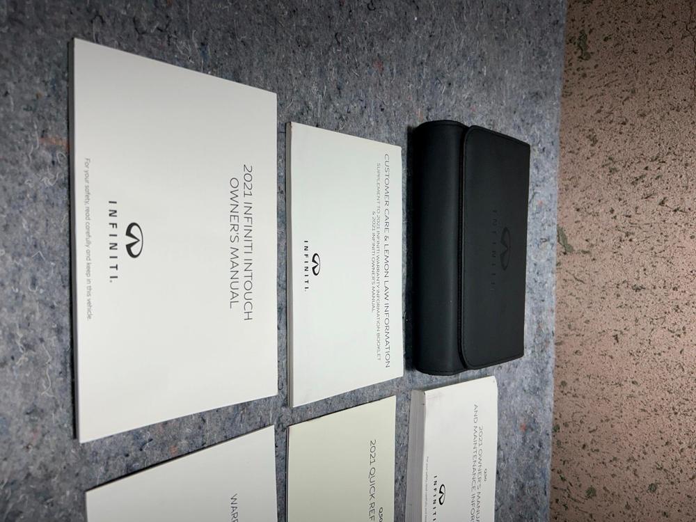 2021 Infiniti Q50 Owners Manual with Case and Navigation OEM – photo 3