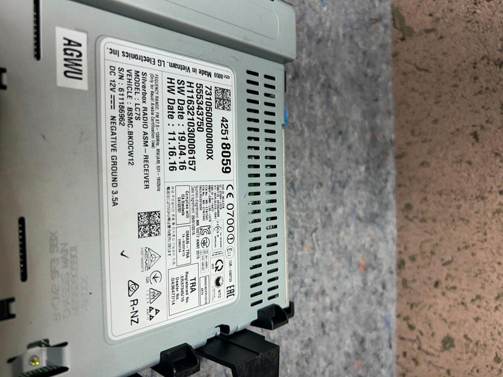 2017 2018 Chevrolet Spark Mylink Satellite Receiver OEM 42518059 – photo 4