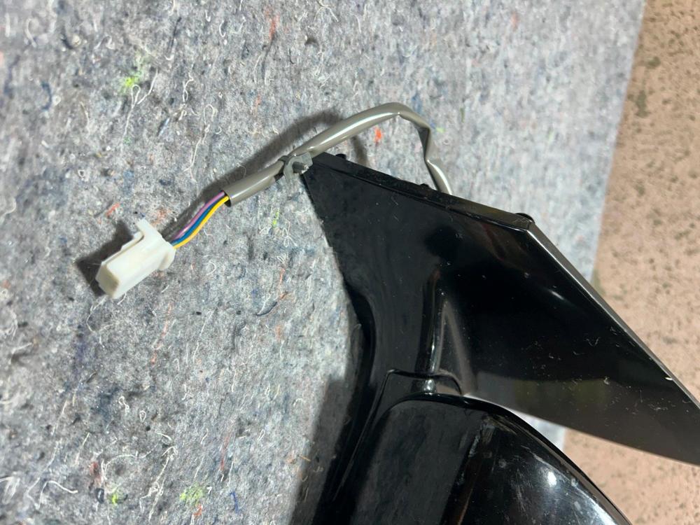 2007 Nissan Murano OEM Left Hand Drivers Side Power Door Mirror Black – photo 4