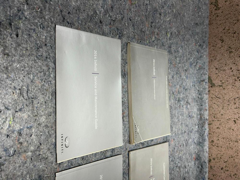 2014 Infiniti Q50 Owners Manual Set 14 – photo 2
