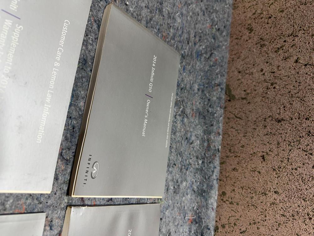2014 Infiniti Q50 Owners Manual Navigation OEM – photo 4