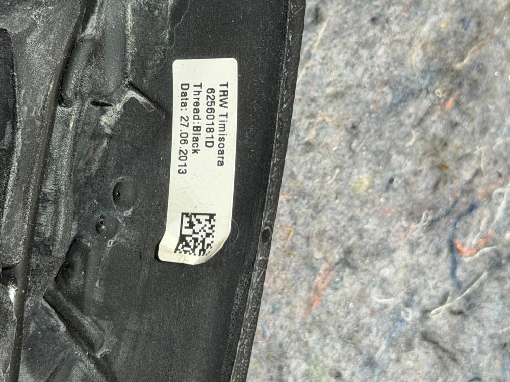 12-18 BMW 320i 328i F30 3 Spoke Sport Steering Wheel Leather Black 62560181D OEM – photo 4