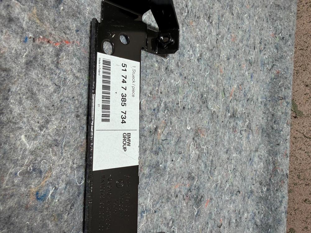 New BMW 1 F1 Front Panel Core Support Bracket 7385734 OEM – photo 3