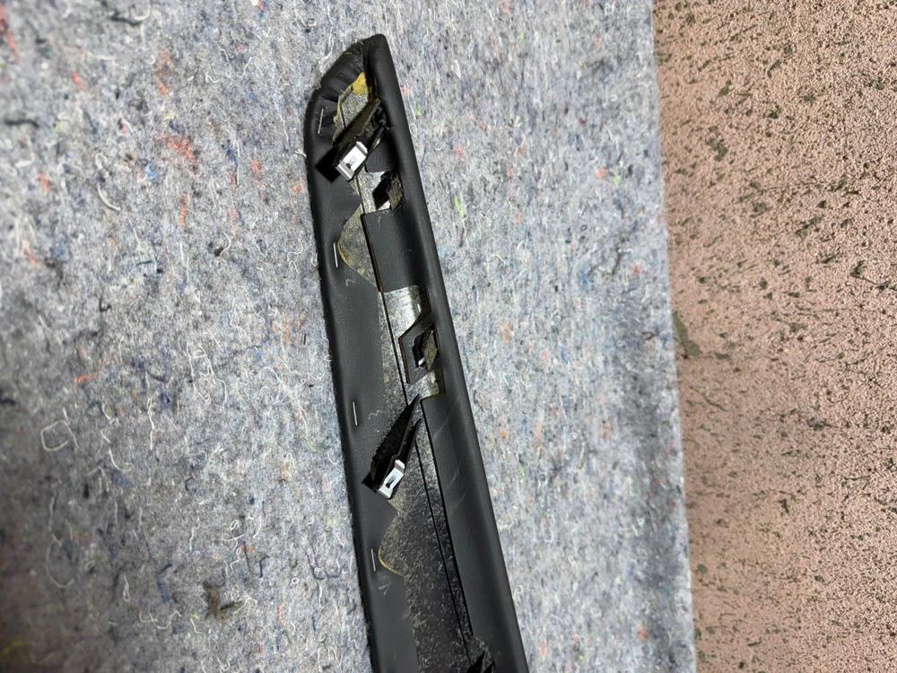 2014-2022 Infiniti Q50 OEM Center Consolr Lrft Side Cover Trim Leather – photo 2