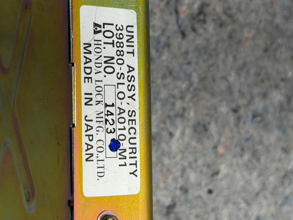 Security Control Module Acura NSX 1991 1992 39880-SL0-A010-M1 OEM – photo 2
