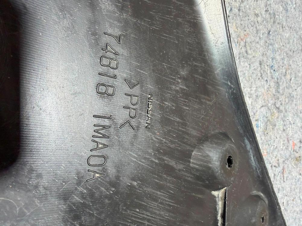 2014-2024 Infiniti Q50 Rear Right Tunnel Stay Bracket Cover OEM 748181MA0A – photo 2