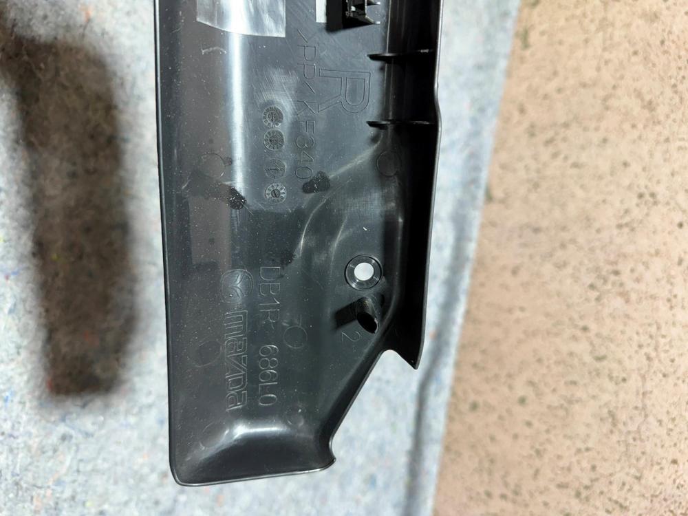 2016-2021 Mazda CX-3 Rear Right Side Passenger Hole Cover Trim Panel OEM – photo 3