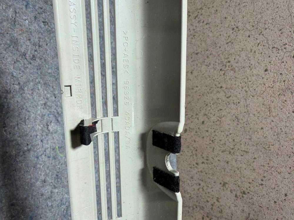 14-17 Infiniti Q50 Front Windshield Rear View Mirror Cover Upper Trim Panel OEM – photo 2