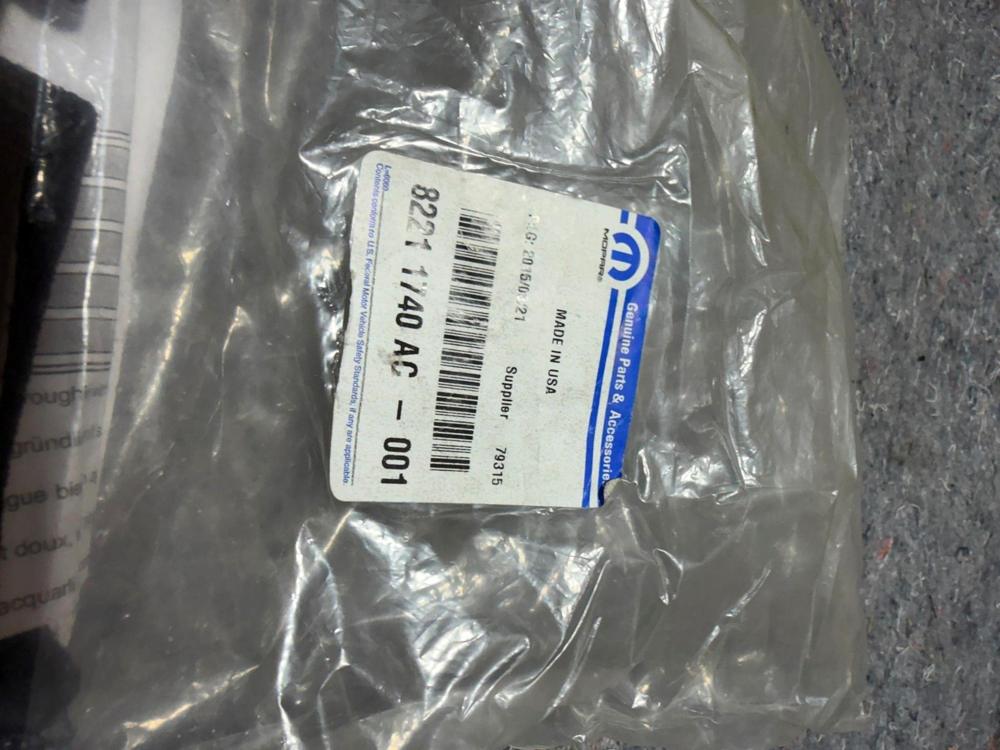 New OEM Mopar Jeep Wrangler Grab Handle Kit 2 Pieces Set # 82211740AC-001 Sealed – photo 4