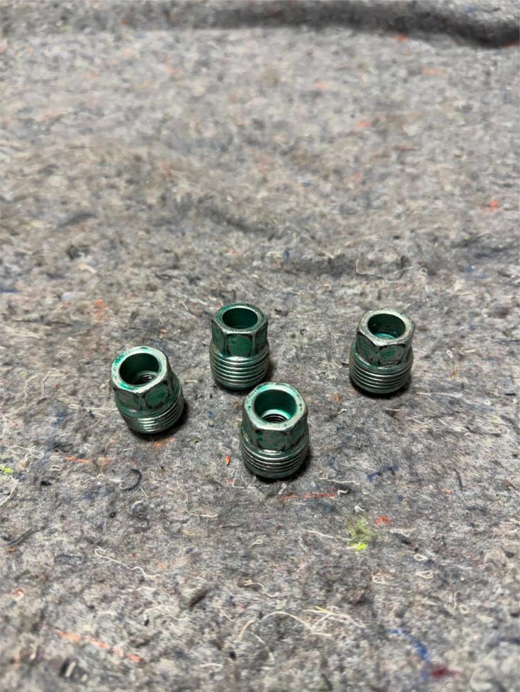 Gm Chevy Steel Wheel Lug Nuts 4 Pcs Fits Cruze Spark Malibu OEM 9599296 – photo 1