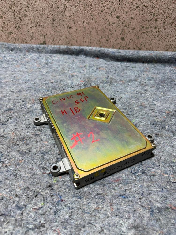1991 Honda Civic 37820-PM9-L11 1.5L Mt ECM Engine Computer Module – photo 1