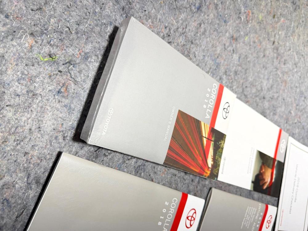 2018 Toyota Corolla Owners Manual – photo 2