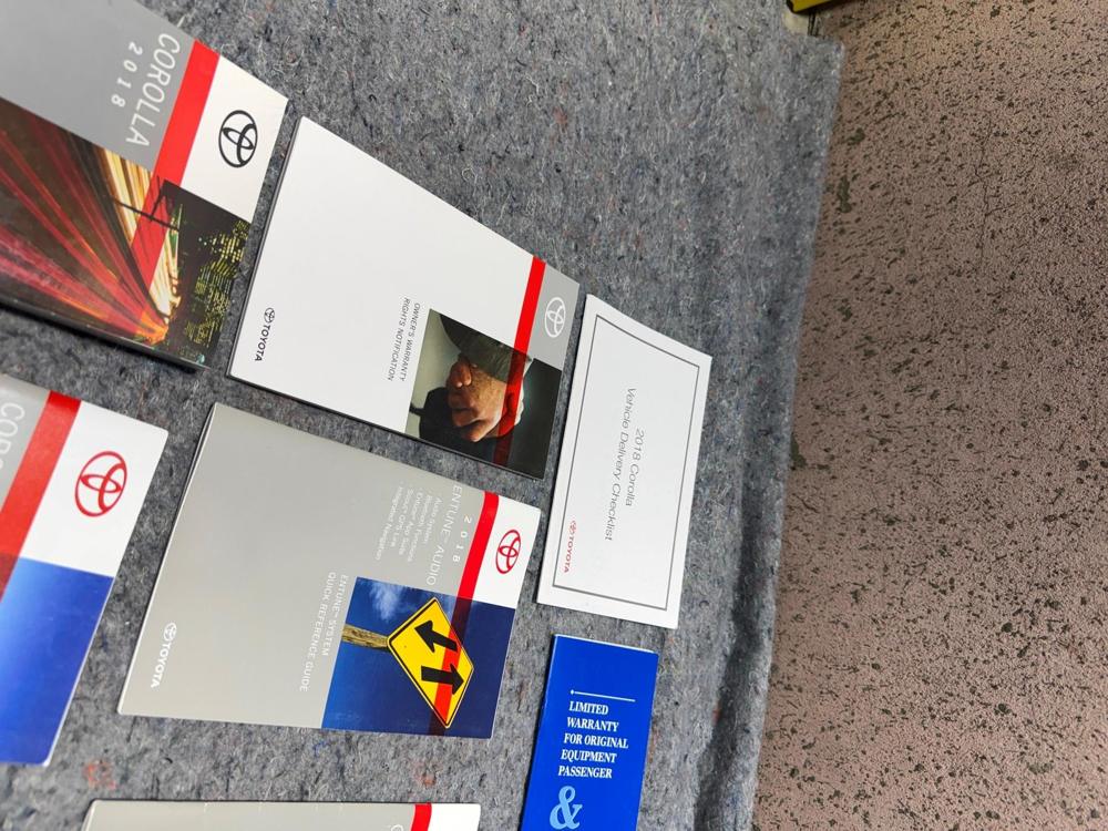 2018 Toyota Corolla Owners Manual – photo 3