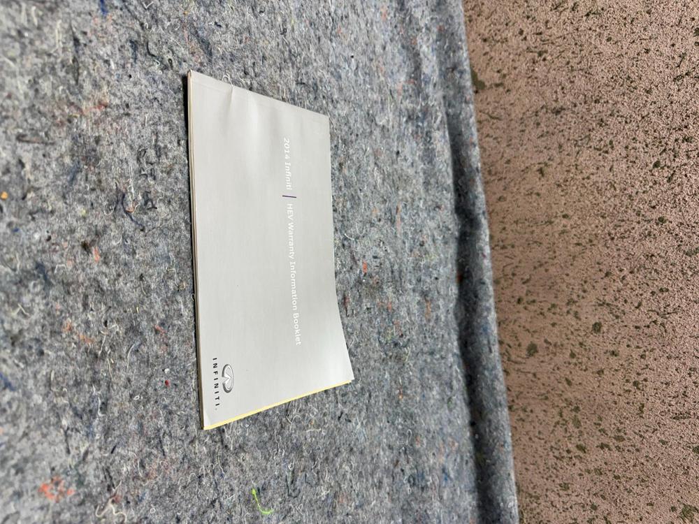 2014 Infiniti Q50 Owners Handbook Manual Service Guide Booklet w/ Warranty – photo 3