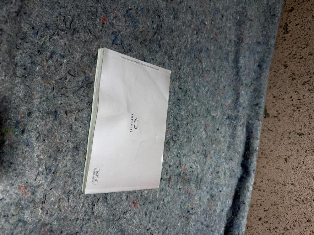 2015 Infiniti Q50 Owners Manual Intouch Warranty Service – photo 2