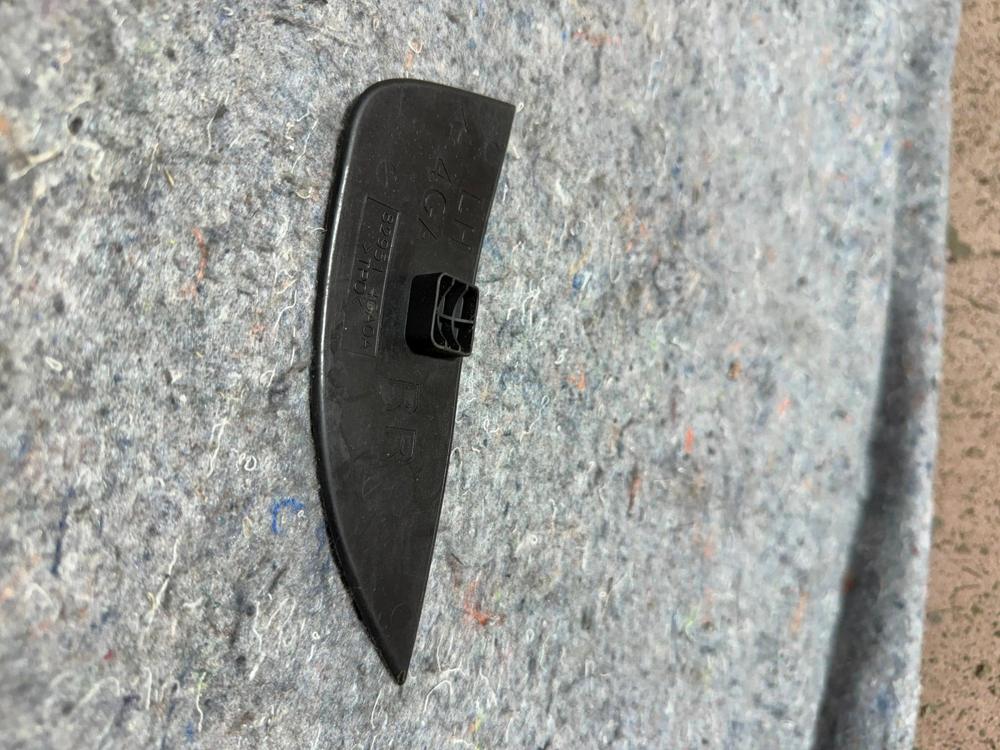 14-23 Infiniti Q50 Door Rear Driver Door Inner Handle Cover Panel Trim OEM – photo 3