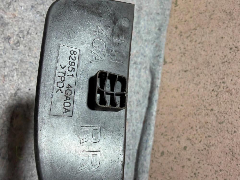 14-23 Infiniti Q50 Door Rear Driver Door Inner Handle Cover Panel Trim OEM – photo 4